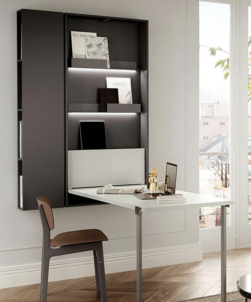 Smart working: la scrivania a scomparsa in camera da letto e in soggiorno -  VogueXperience