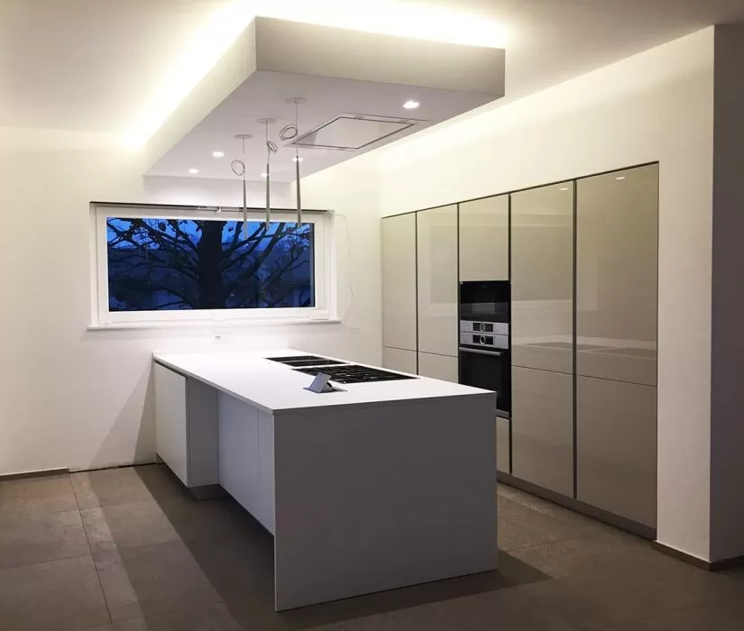 Cucina con penisola