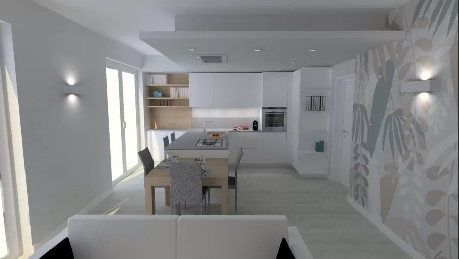 Nuova Realizzazione Cucina a vista con cappa incassata