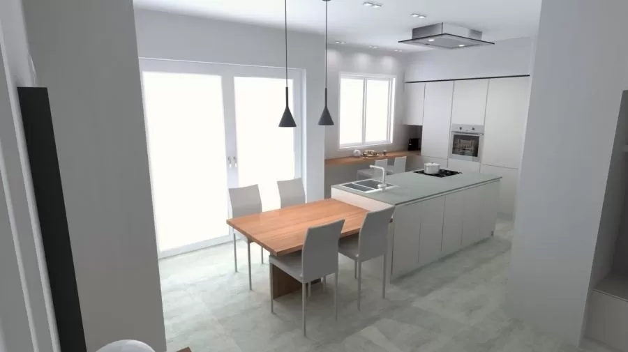 Nuova Realizzazione Living con cucina a vista