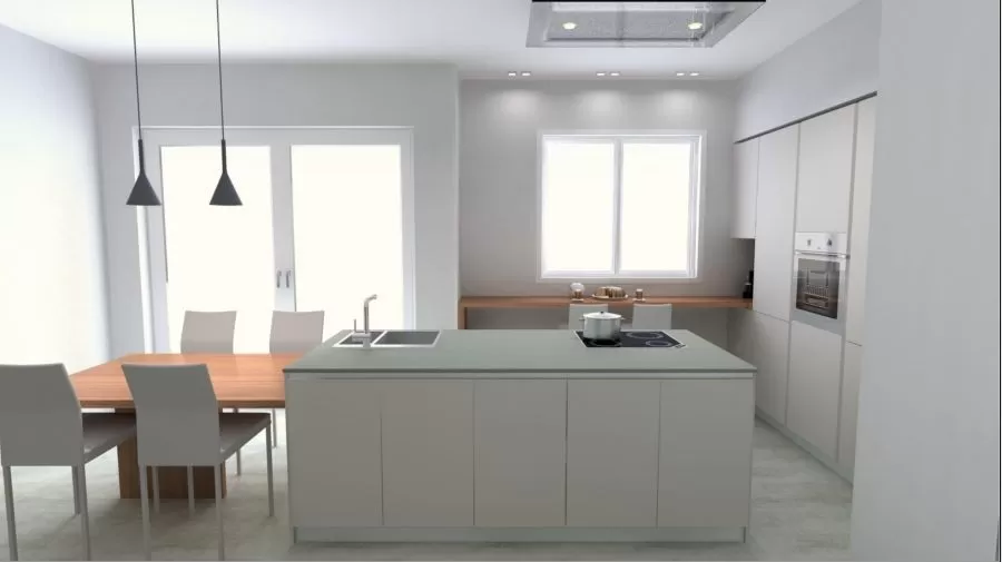 Nuova Realizzazione Living con cucina a vista